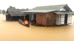 Quảng Trị: Công an xã chủ động bám địa bàn, giúp dân ứng phó thiên tai