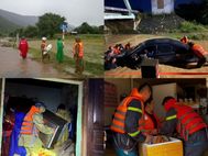 Lực lượng Công an nhân dân tập trung ứng phó và kịp thời khắc phục hậu quả mưa lũ tại khu vực Trung Bộ.